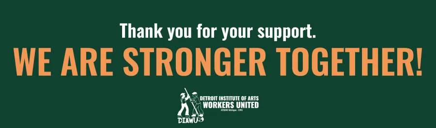 Thank You for Your Support