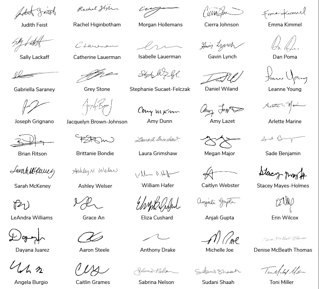 DIA Signatures Page 3